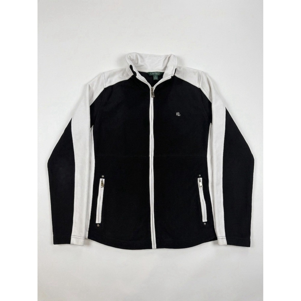 Lauren Ralph Lauren Sporty Color-Block Full Zip Track Jacket XL